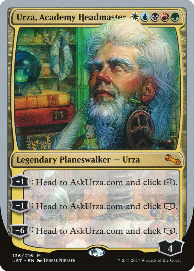 Urza, Academy Headmaster [Unstable] | Card Citadel