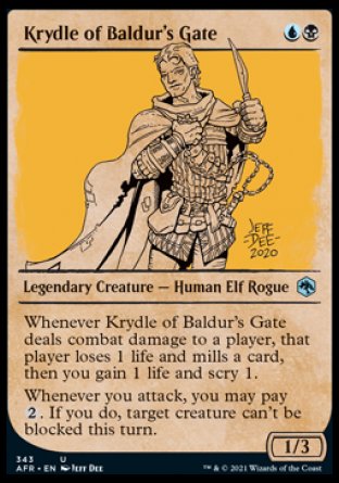 Krydle of Baldur's Gate (Showcase) [Dungeons & Dragons: Adventures in the Forgotten Realms] | Card Citadel