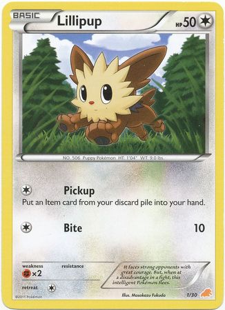 Lillipup (1/30) [Black & White: Trainer Kit - Excadrill] | Card Citadel