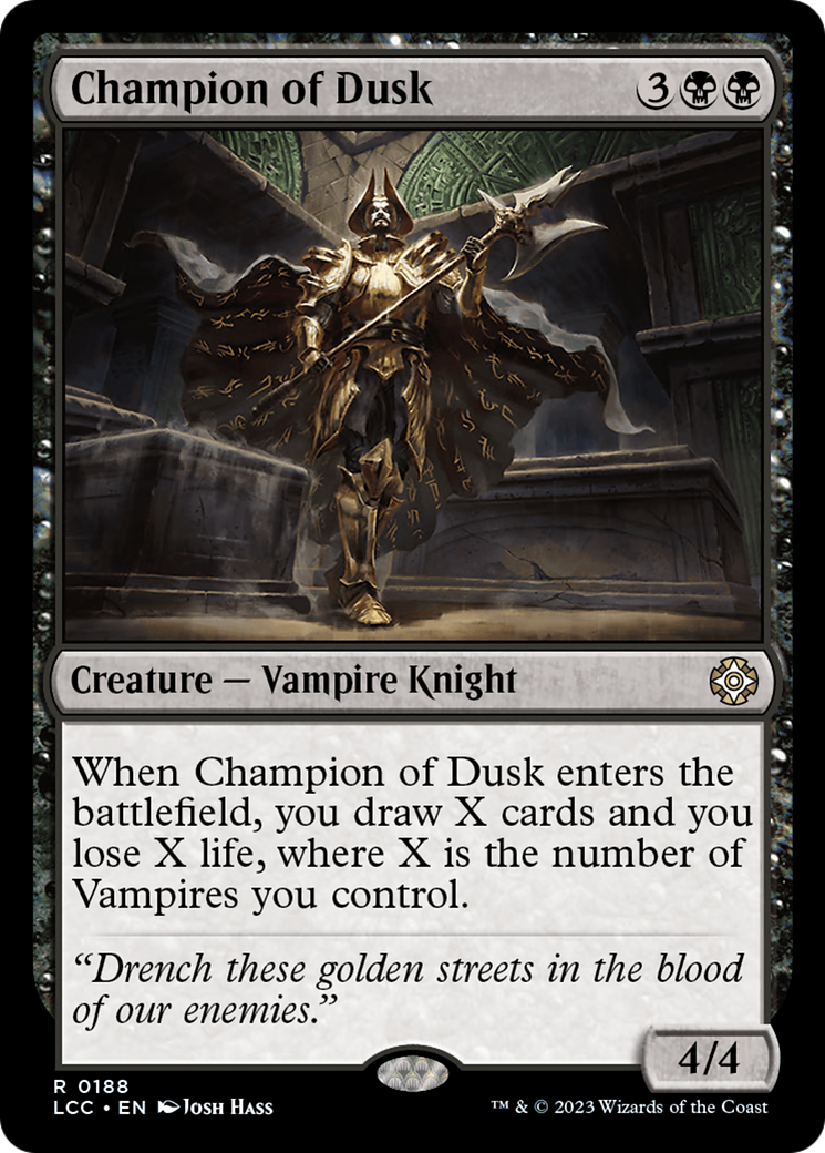 Champion of Dusk [The Lost Caverns of Ixalan Commander] | Card Citadel