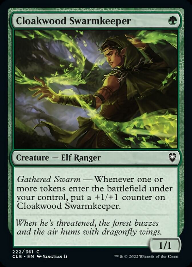 Cloakwood Swarmkeeper [Commander Legends: Battle for Baldur's Gate] | Card Citadel