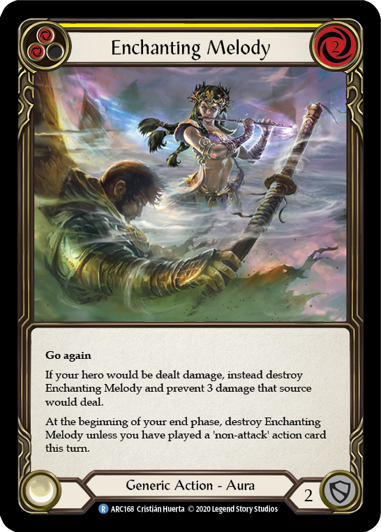 Enchanting Melody (Yellow) [ARC168] Unlimited Rainbow Foil | Card Citadel