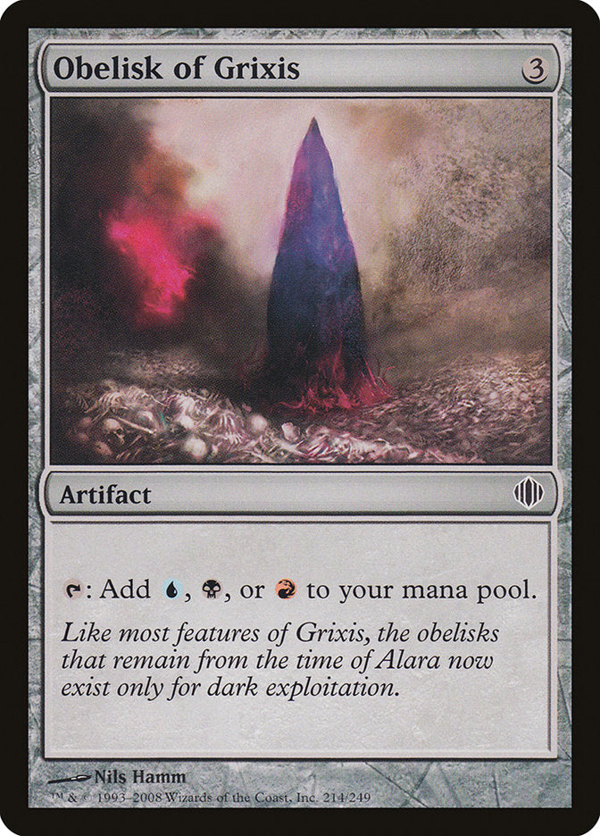 Obelisk of Grixis [Shards of Alara] | Card Citadel