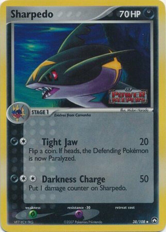 Sharpedo (38/108) (Stamped) [EX: Power Keepers] | Card Citadel