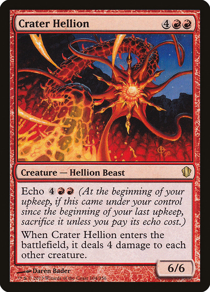 Crater Hellion [Commander 2013] | Card Citadel