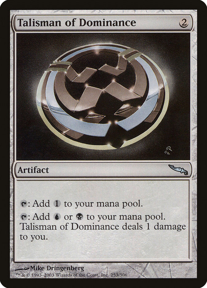 Talisman of Dominance [Mirrodin] | Card Citadel