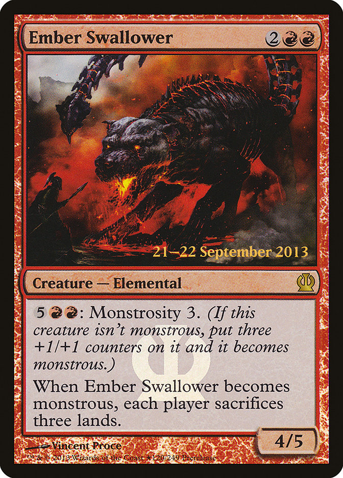 Ember Swallower [Theros Promos] | Card Citadel