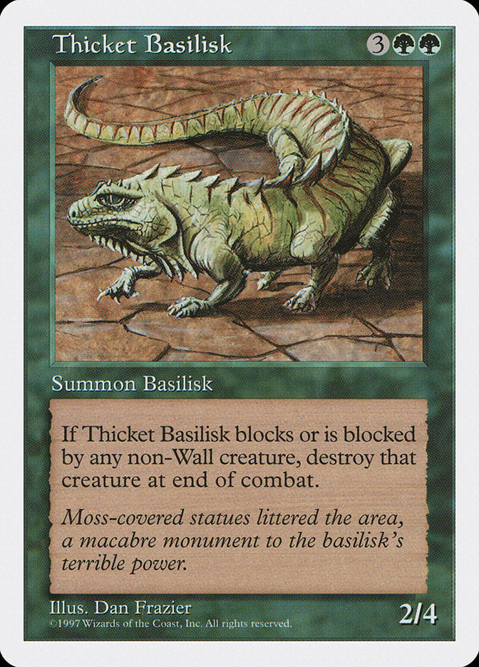 Thicket Basilisk [Fifth Edition] | Card Citadel