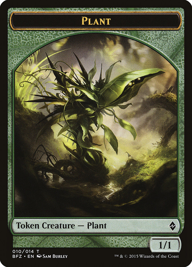 Plant [Battle for Zendikar Tokens] | Card Citadel