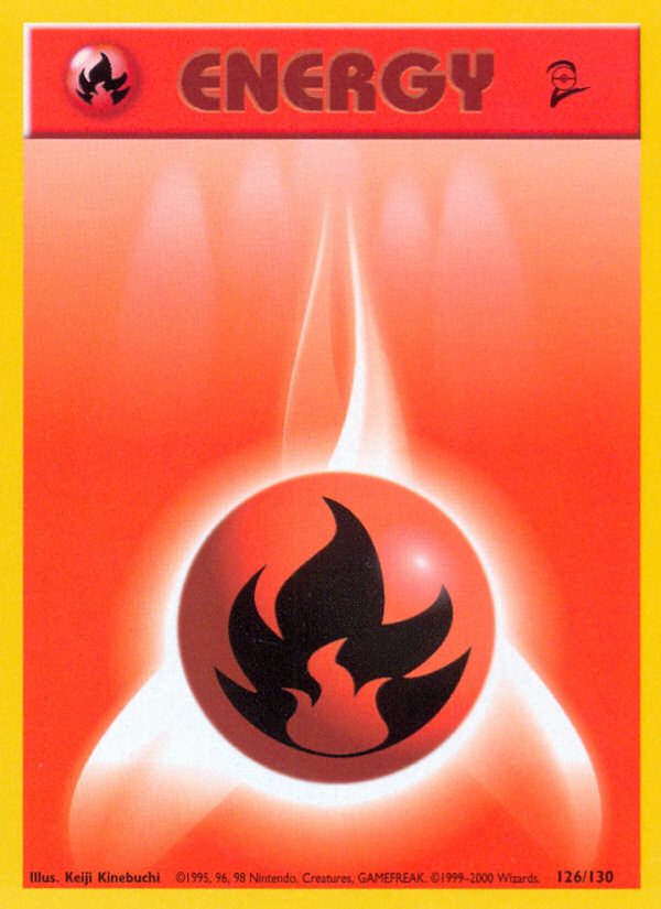 Fire Energy (126/130) [Base Set 2] | Card Citadel