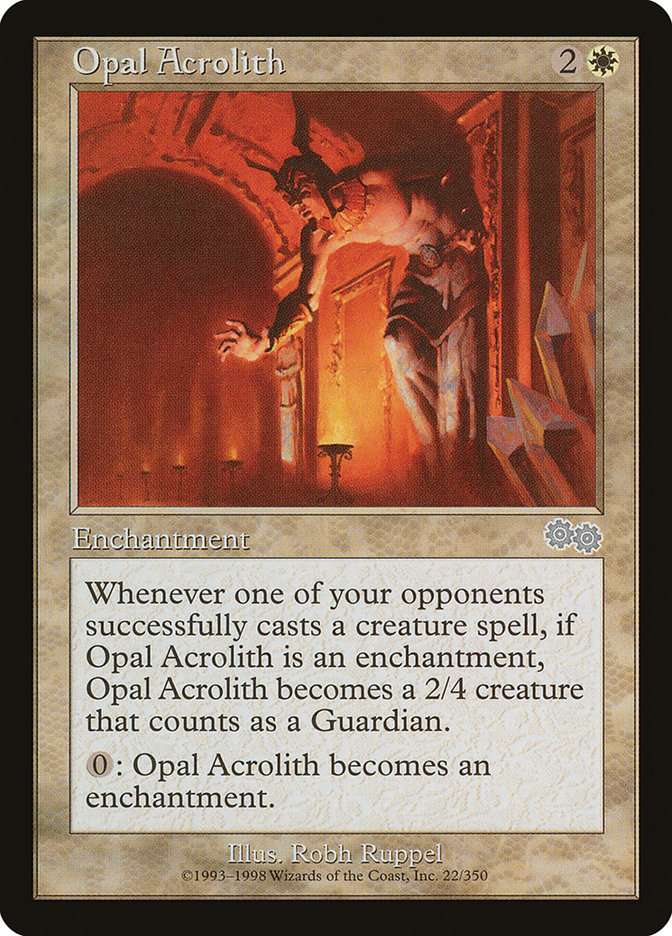 Opal Acrolith [Urza's Saga] | Card Citadel