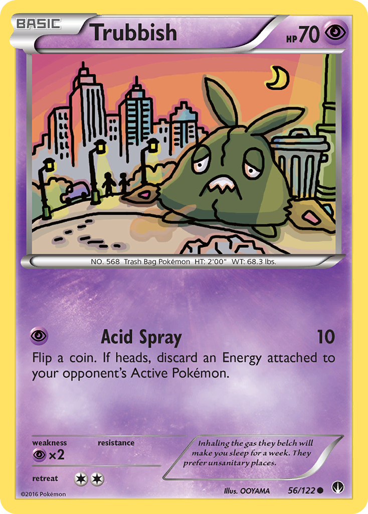Trubbish (56/122) [XY: BREAKpoint] | Card Citadel