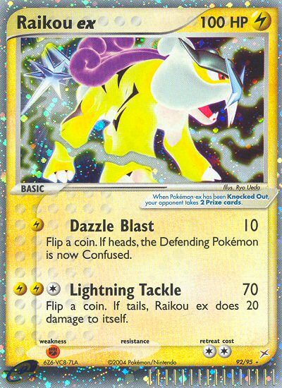 Raikou ex (92/95) [EX: Team Magma vs Team Aqua] | Card Citadel