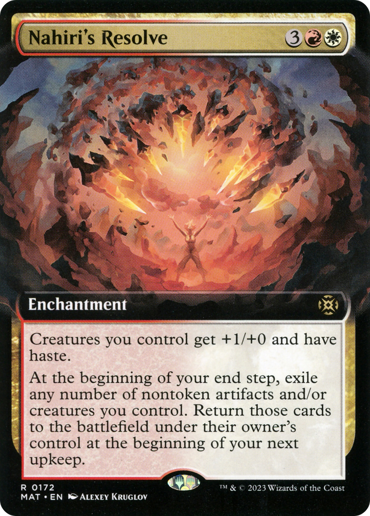 Nahiri's Resolve (Extended Art) [March of the Machine: The Aftermath] | Card Citadel