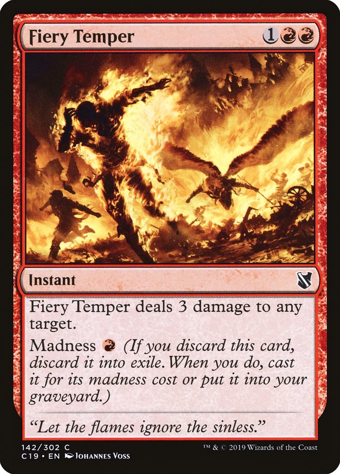 Fiery Temper [Commander 2019] | Card Citadel