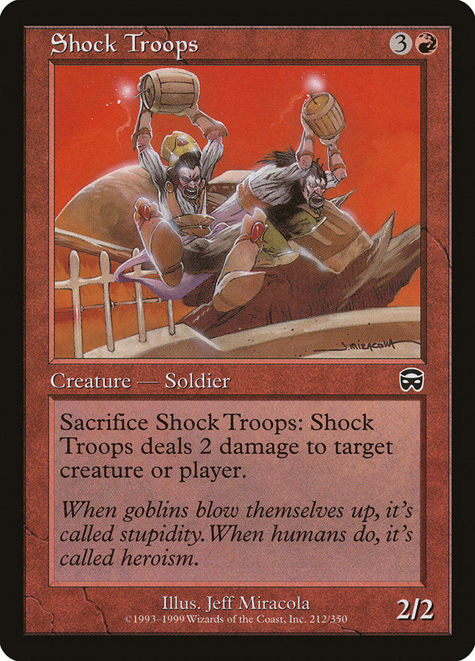 Shock Troops [Mercadian Masques] | Card Citadel