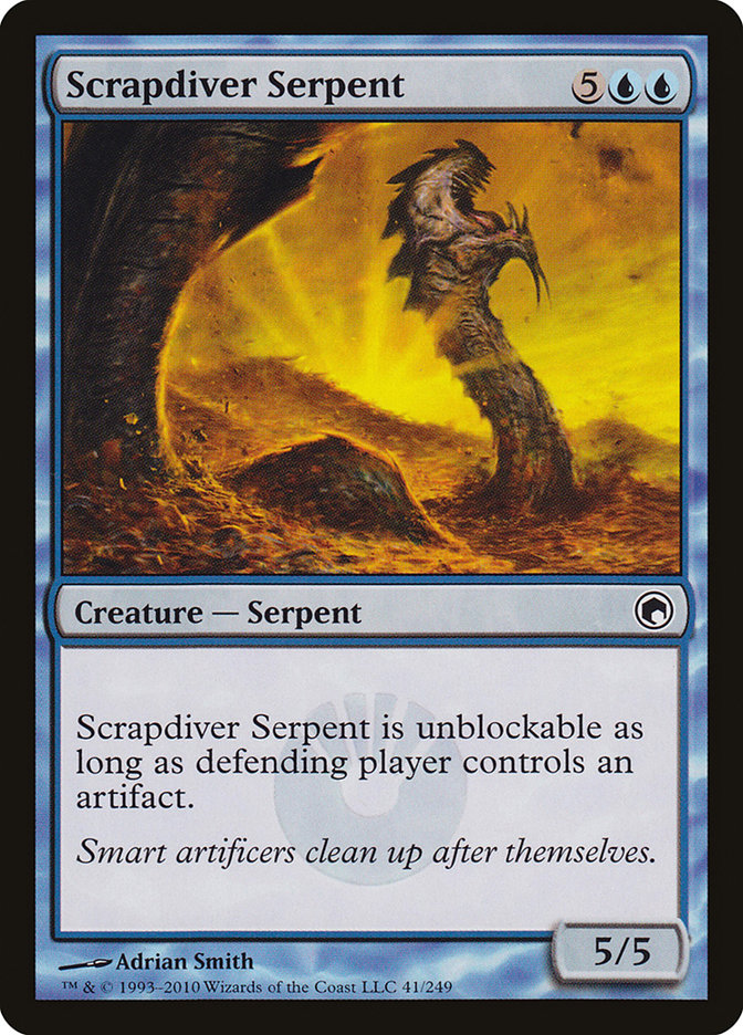 Scrapdiver Serpent [Scars of Mirrodin] | Card Citadel