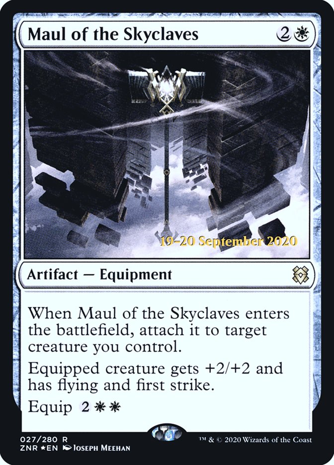 Maul of the Skyclaves  (Prerelease) [Zendikar Rising Prerelease Promos] | Card Citadel