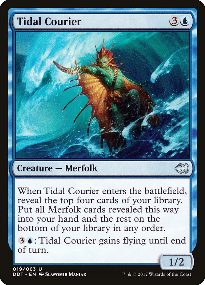 Tidal Courier [Duel Decks: Merfolk vs. Goblins] | Card Citadel