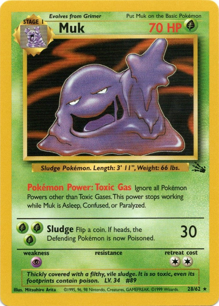 Muk (28/62) [Fossil Unlimited] | Card Citadel