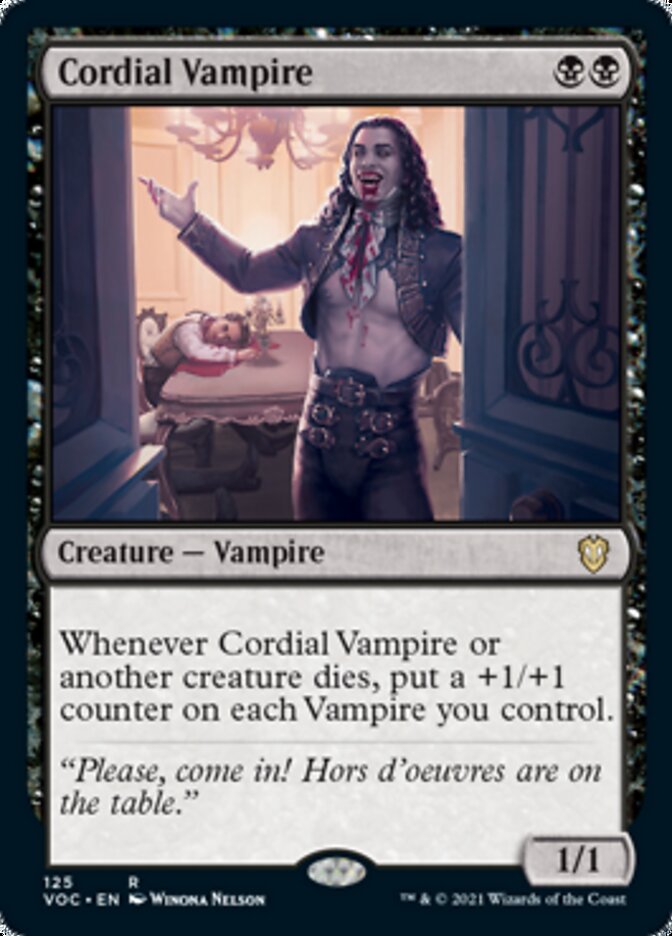 Cordial Vampire [Innistrad: Crimson Vow Commander] | Card Citadel