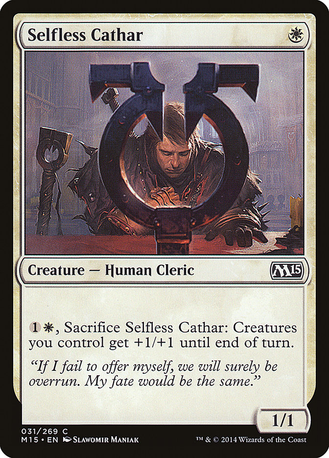 Selfless Cathar [Magic 2015] | Card Citadel