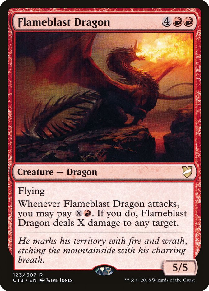 Flameblast Dragon [Commander 2018] | Card Citadel