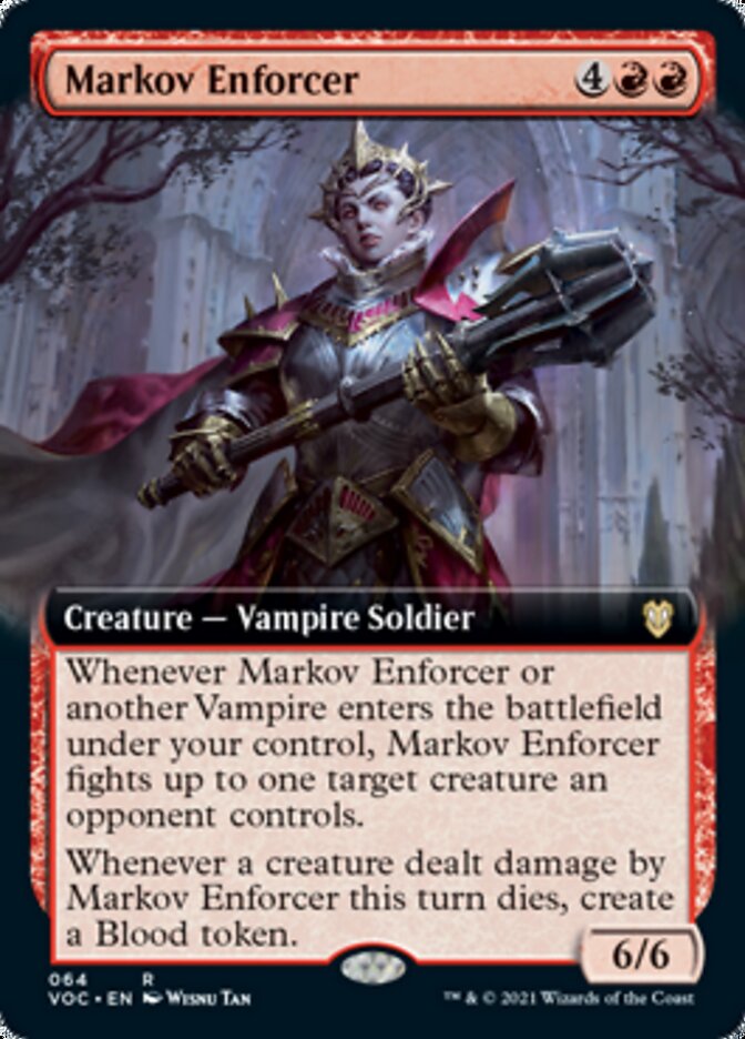 Markov Enforcer (Extended) [Innistrad: Crimson Vow Commander] | Card Citadel