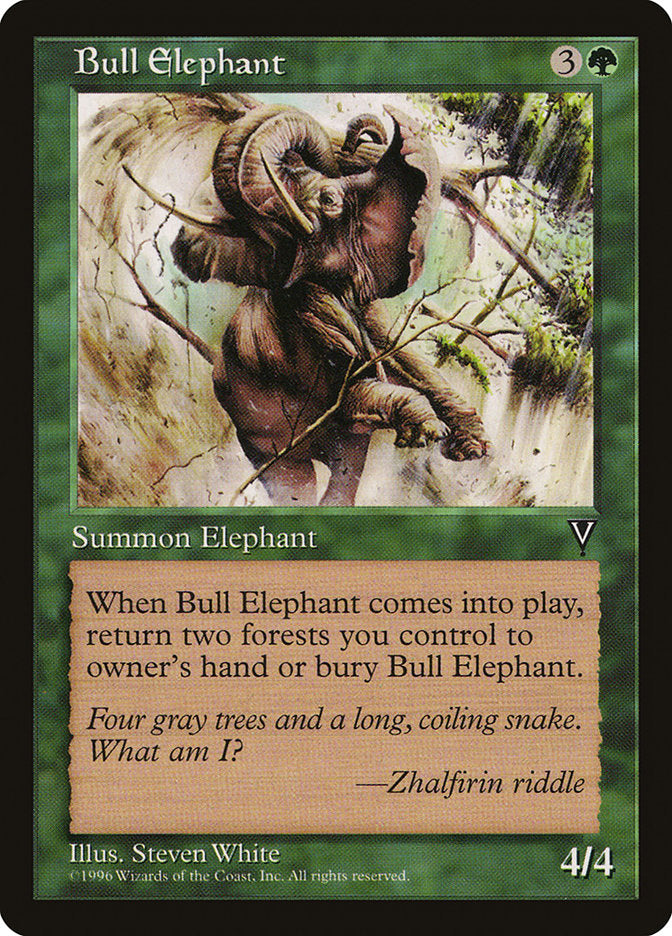 Bull Elephant [Visions] | Card Citadel