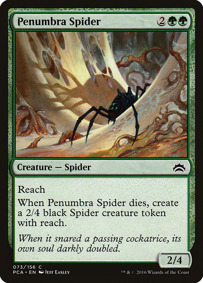 Penumbra Spider [Planechase Anthology] | Card Citadel