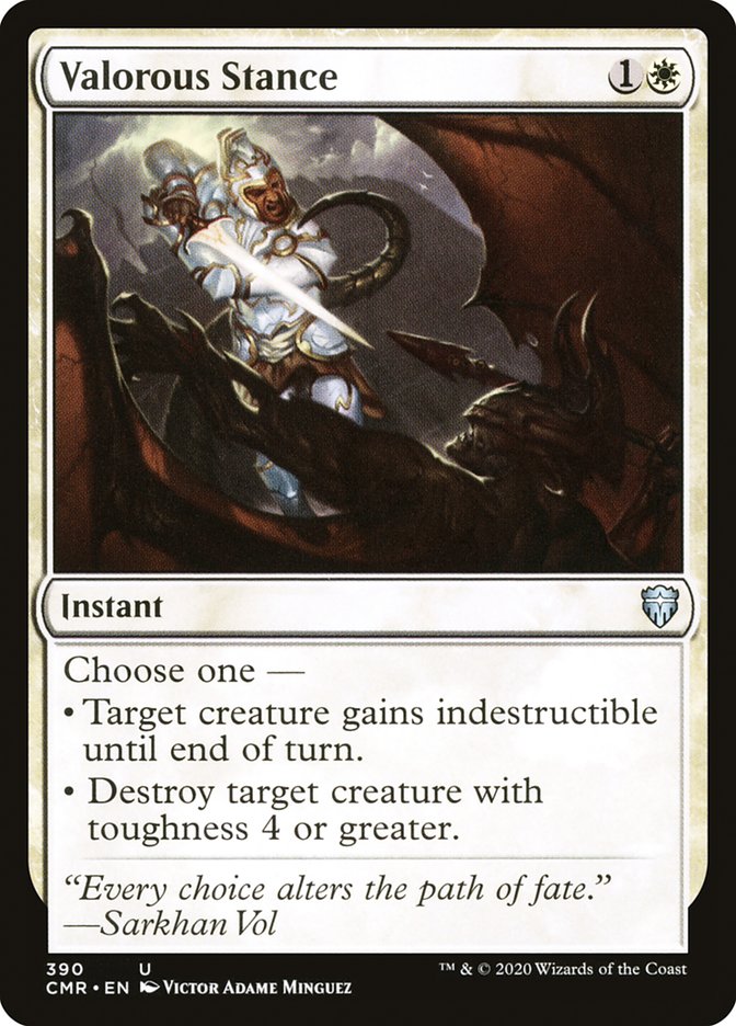 Valorous Stance [Commander Legends] | Card Citadel