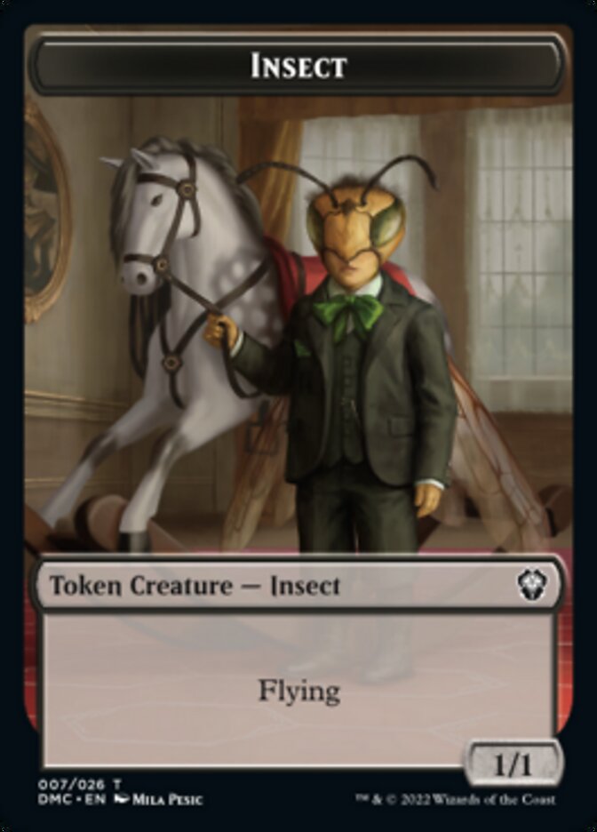 Insect Token [Dominaria United Commander Tokens] | Card Citadel