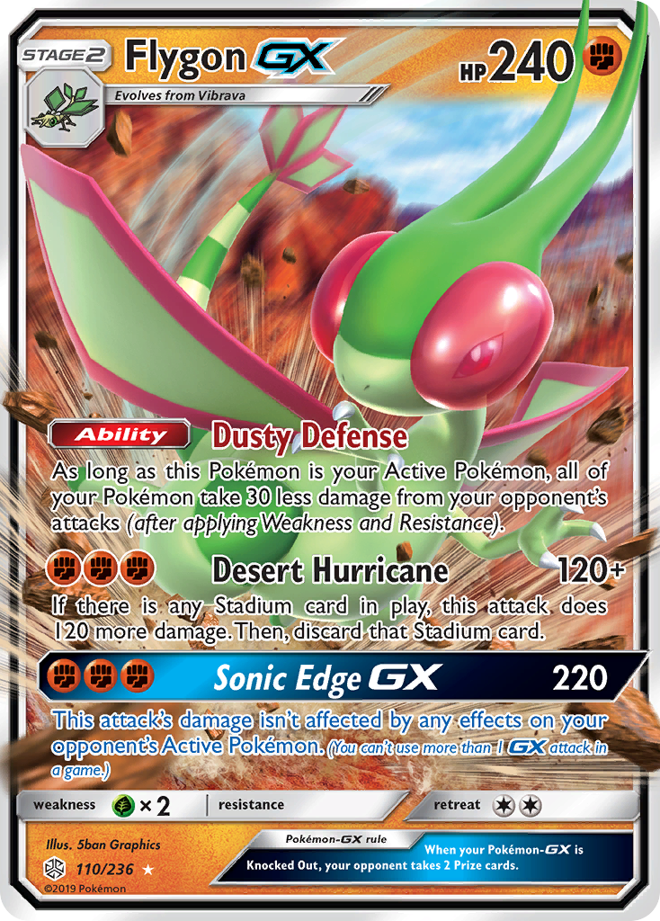 Flygon GX (110/236) [Sun & Moon: Cosmic Eclipse] | Card Citadel