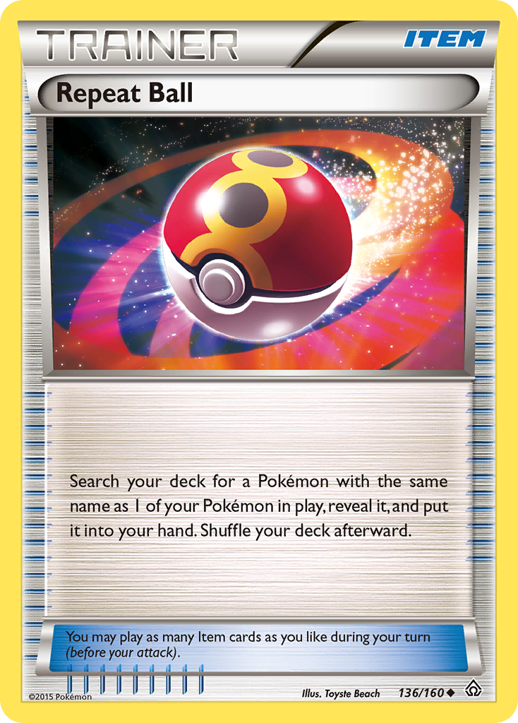 Repeat Ball (136/160) [XY: Primal Clash] | Card Citadel