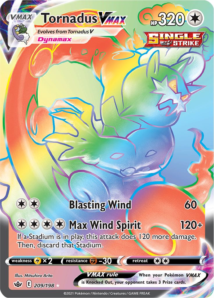 Tornadus VMAX (209/198) [Sword & Shield: Chilling Reign] | Card Citadel