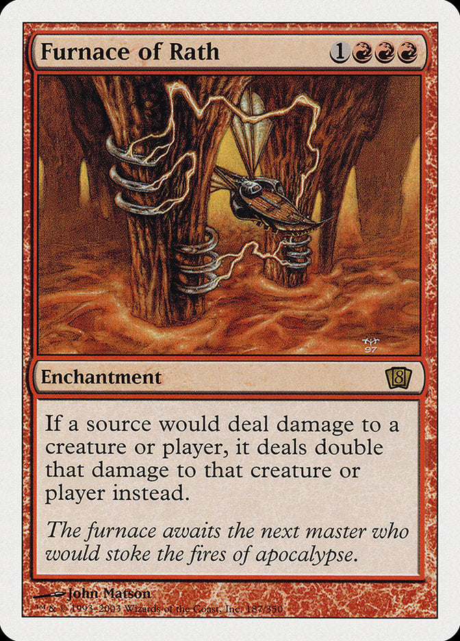 Furnace of Rath (Oversized) [Eighth Edition] | Card Citadel