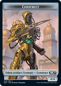 Construct // Soldier Double-sided Token [Core Set 2021 Tokens] | Card Citadel