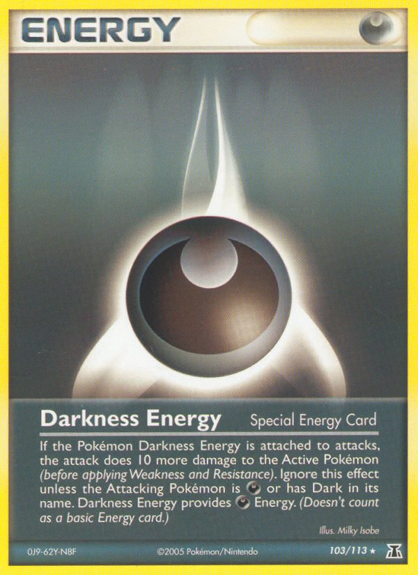 Darkness Energy (103/113) [EX: Delta Species] | Card Citadel