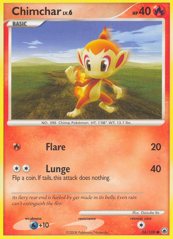 Chimchar (56/100) [Diamond & Pearl: Majestic Dawn] | Card Citadel