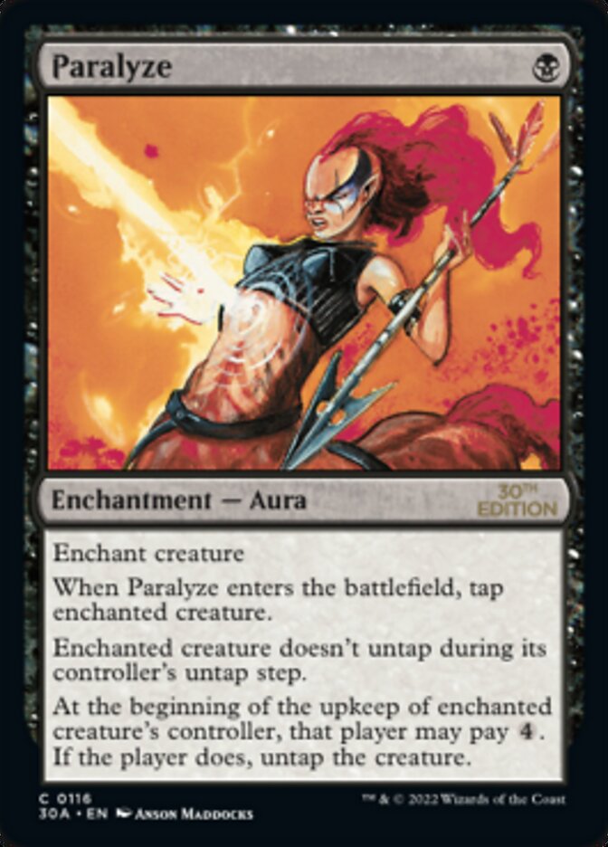 Paralyze [30th Anniversary Edition] | Card Citadel