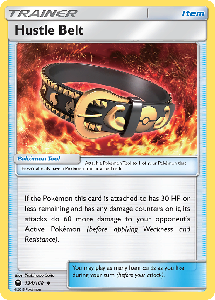 Hustle Belt (134/168) [Sun & Moon: Celestial Storm] | Card Citadel