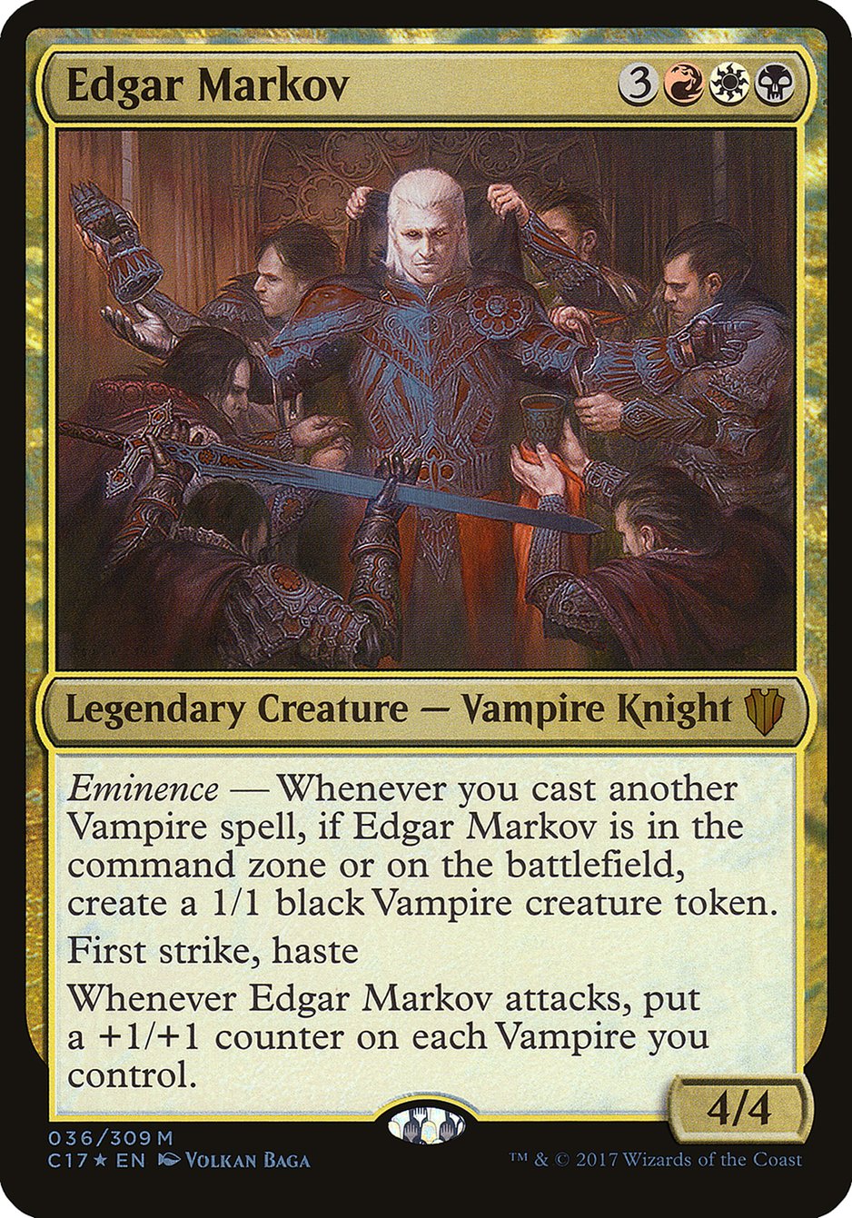 Edgar Markov (Commander 2017) [Commander 2017 Oversized] | Card Citadel