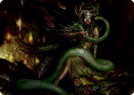 Saryth, the Viper's Fang Art Card [Innistrad: Midnight Hunt Art Series] | Card Citadel