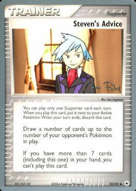 Steven's Advice (92/101) (Blaziken Tech - Chris Fulop) [World Championships 2004] | Card Citadel