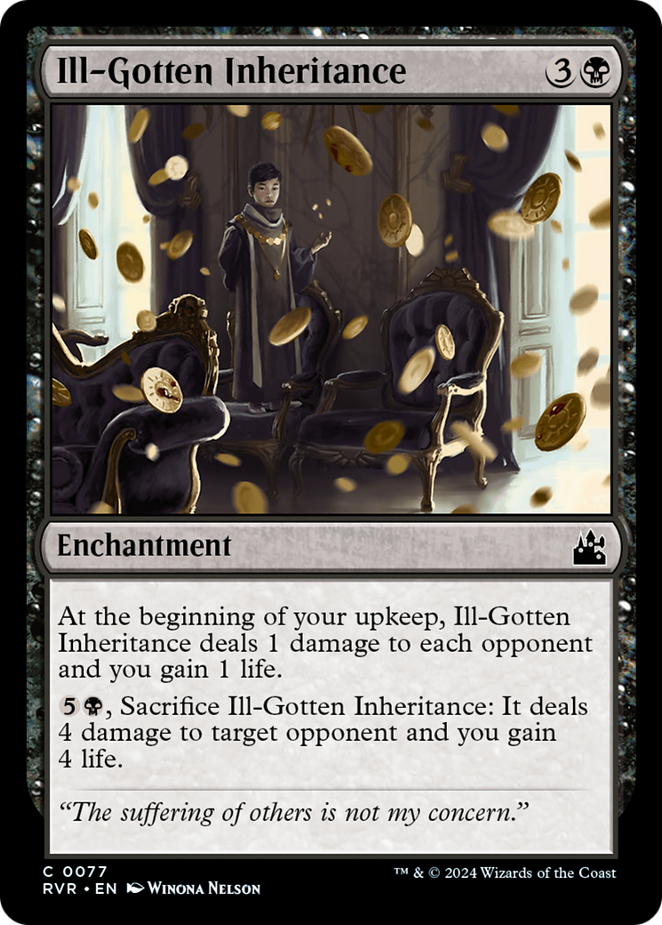 Ill-Gotten Inheritance [Ravnica Remastered] | Card Citadel