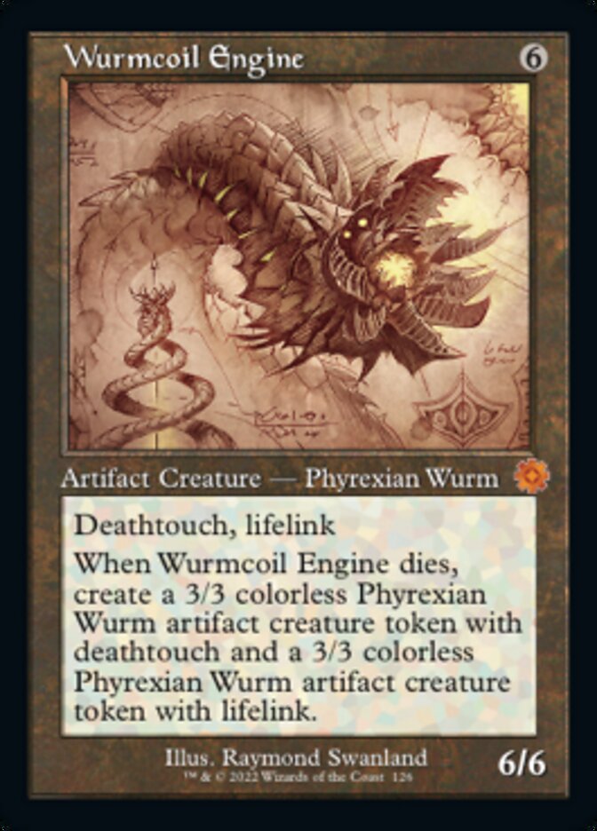 Wurmcoil Engine (Retro Schematic) [The Brothers' War Retro Artifacts] | Card Citadel