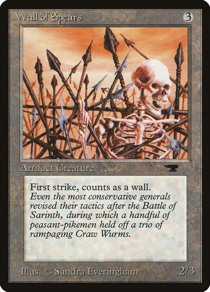 Wall of Spears [Antiquities] | Card Citadel