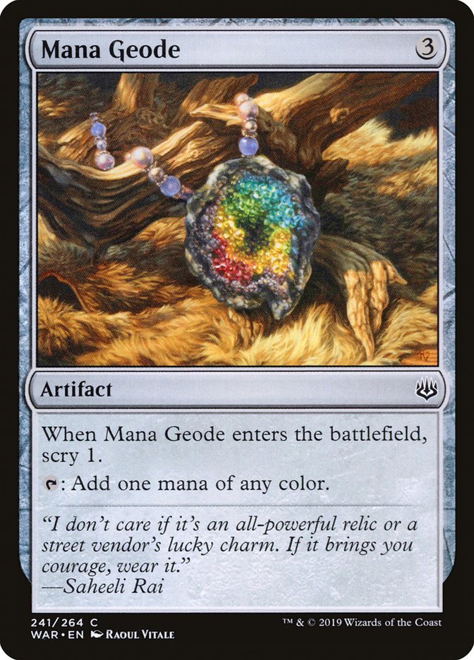 Mana Geode [War of the Spark] | Card Citadel