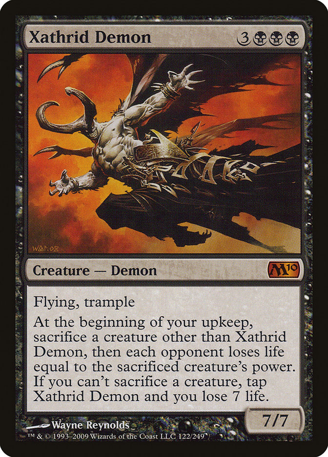 Xathrid Demon [Magic 2010] | Card Citadel