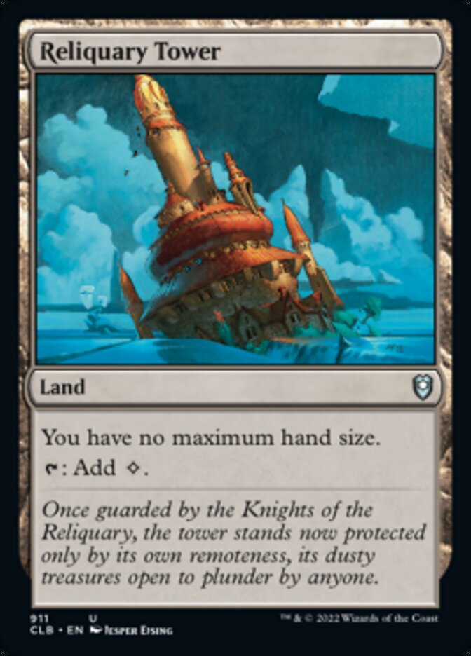 Reliquary Tower [Commander Legends: Battle for Baldur's Gate] | Card Citadel